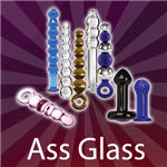 ass glass in my ass butt plug anal toys dildo beads plug glas plug